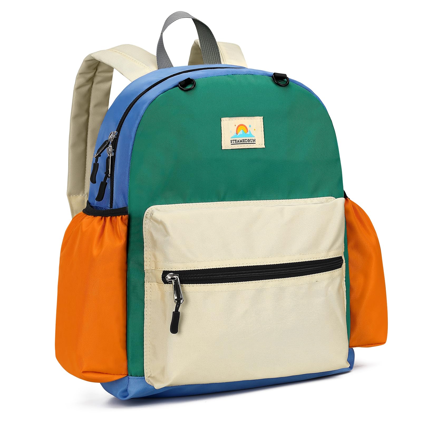STEAMEDBUN 15 Inch Kids Backpack for Boys Ages 4-6 - Durable Elementary School Backpack for Kindergarten Boys - Perfect for School, Travel & Daily Use