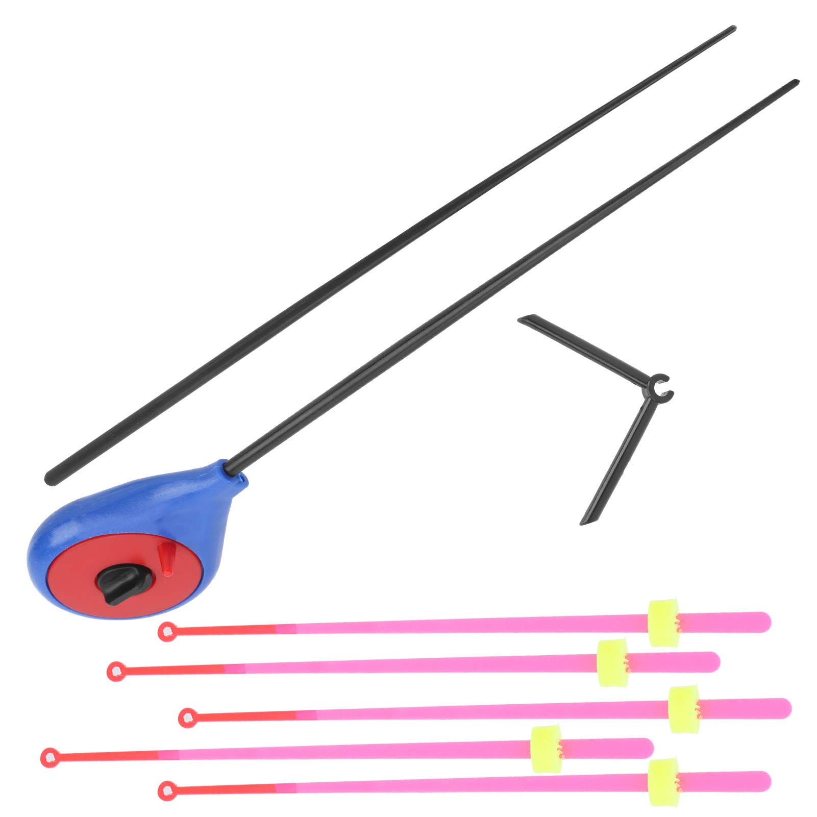 Mini Ice Fishing Rod - Durable ABS Tip with Front Extension for Winter Ice Fishing - Perfect for Ice Fishing Enthusiasts & Outdoor Adventures