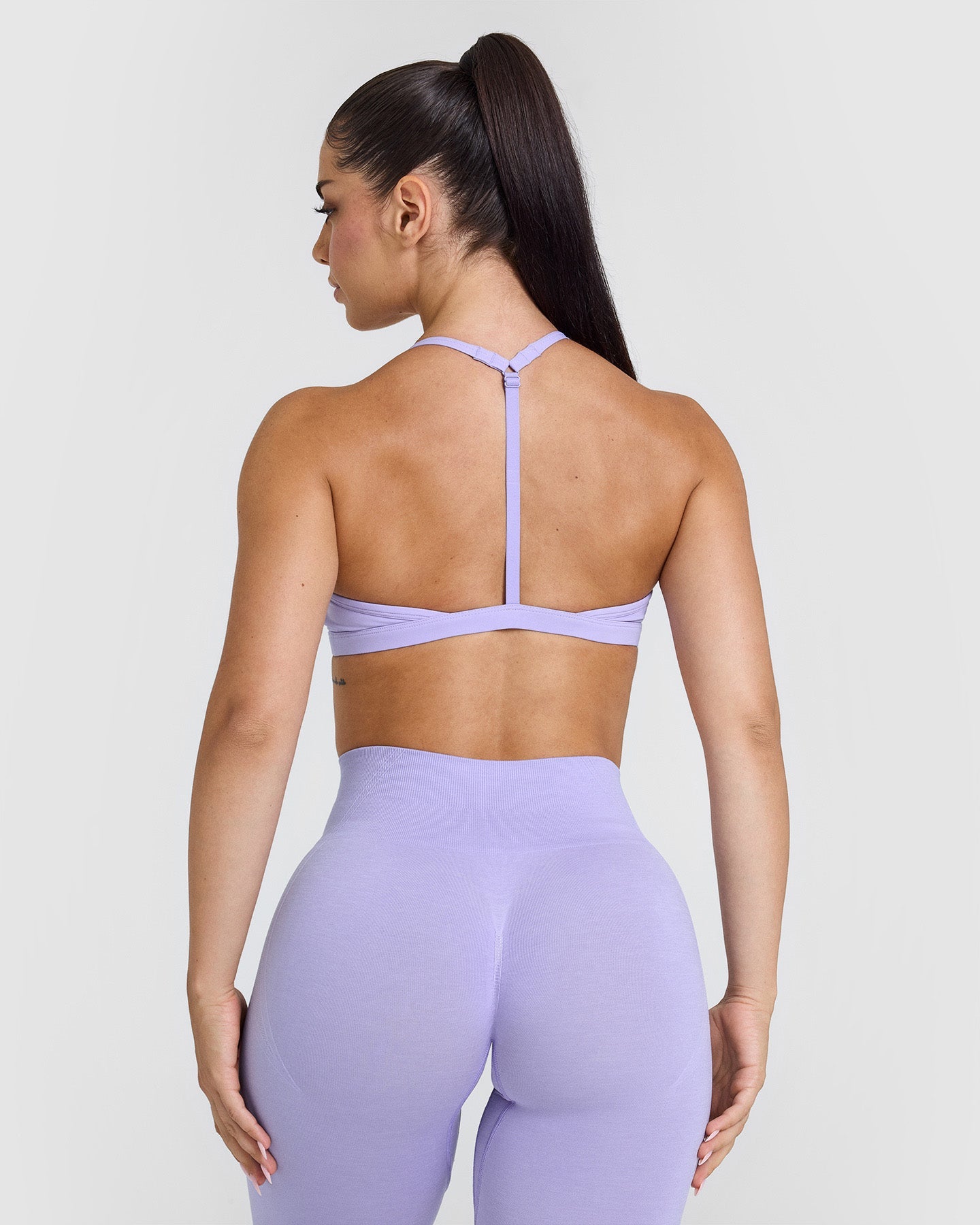 Ultra Soft Micro V Neck Bralette - Wireless Comfort Bra in Vintage Violet | Perfect for Yoga, Lounge & Everyday Wear