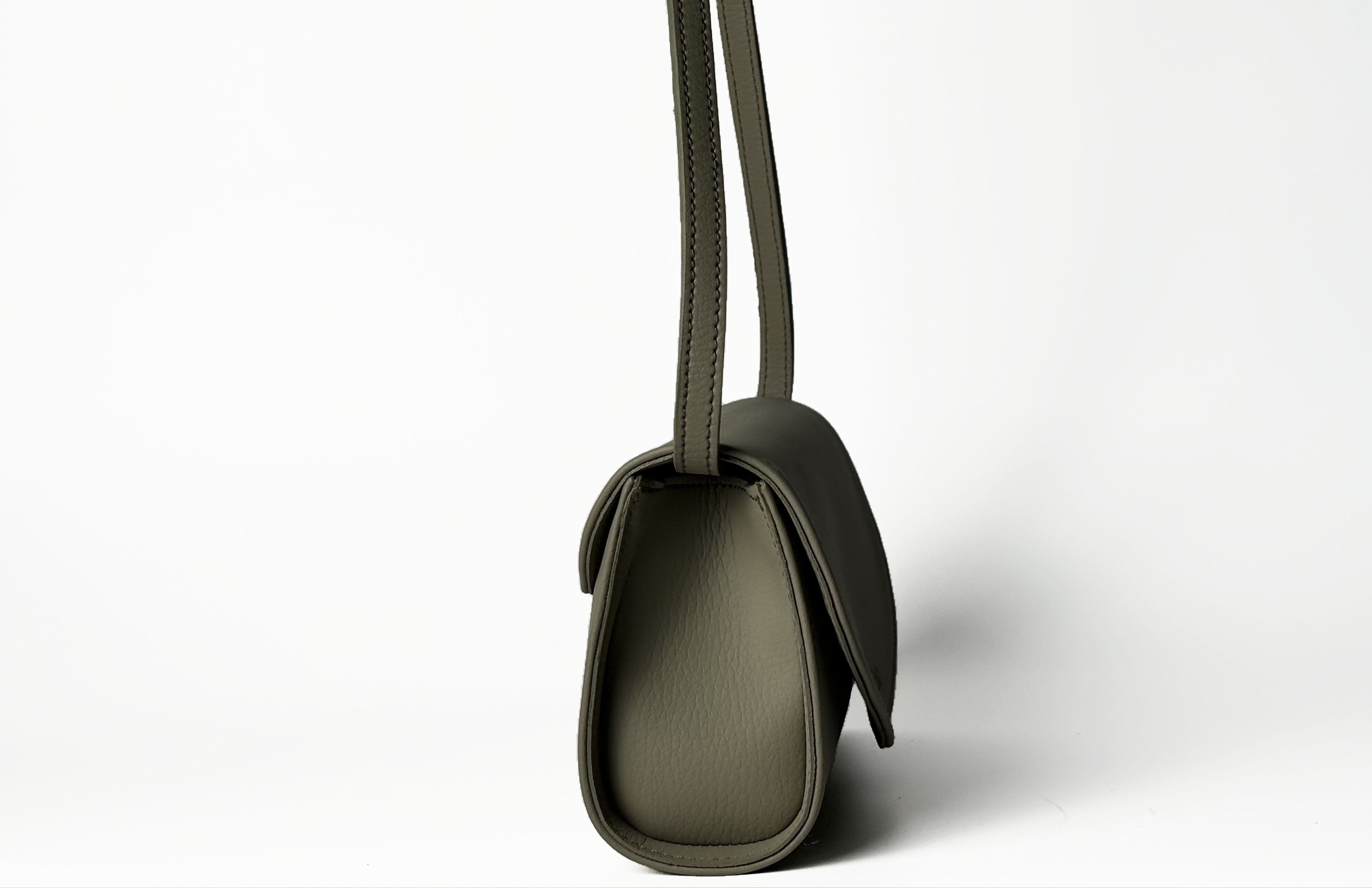 Marlee Apple Leather Vegan Crossbody Bag for Women | Eco-Friendly Pistachio Green Purse | Perfect for Work, Travel, and Everyday Use