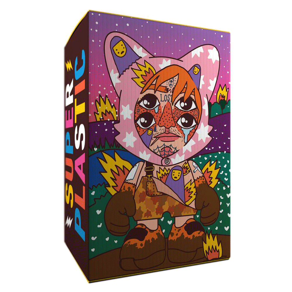 Garth Real Tree Superjanky by Ricardo Cavolo X Superplastic - Limited Edition Art Vinyl Figure - Collectible Pop Art Decor for Home, Office & Gifts