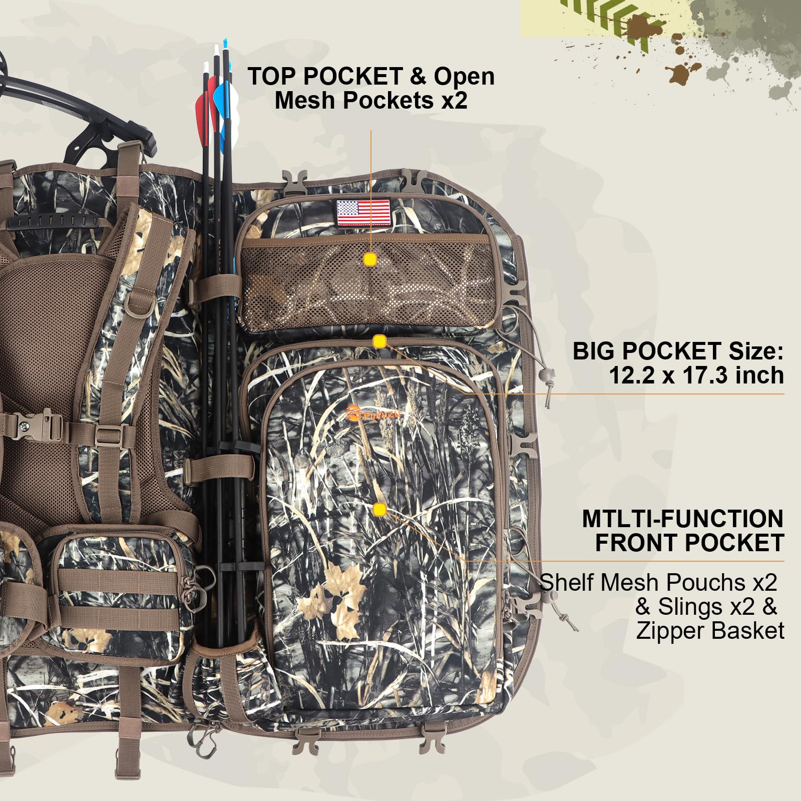 **Best Hunting Backpacks for Men – Saddle Hunting Bag with Bow Holder, Large Compound Bow Backpack & Duffle Bags for Outdoor Adventures, Camping & Trekking**
