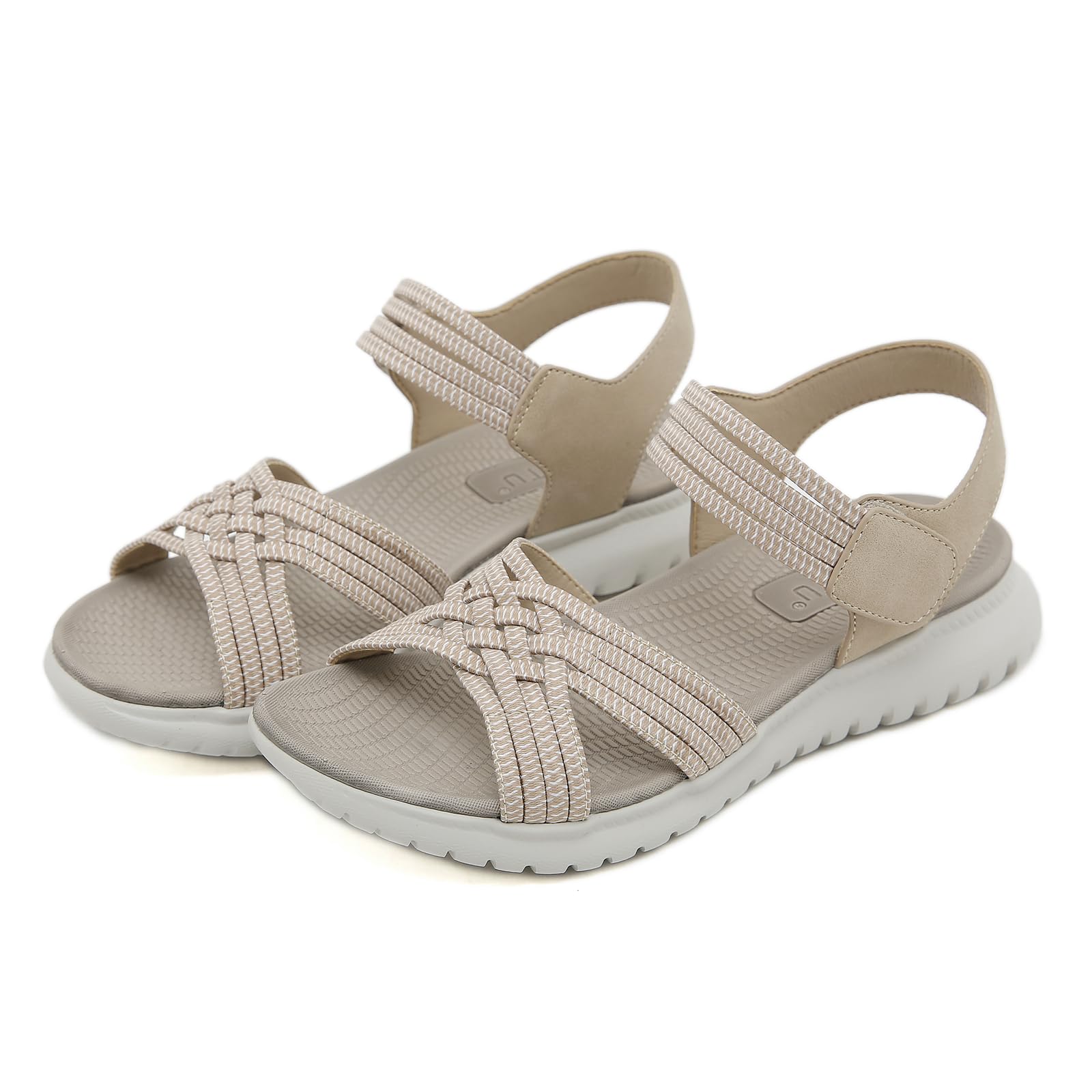 **Touchmosees Women's Ankle Strap Hiking Sandals - Comfortable Athletic Walking Sandals for Summer & Beach - Perfect for Outdoor Adventures, Travel & Casual Wear**