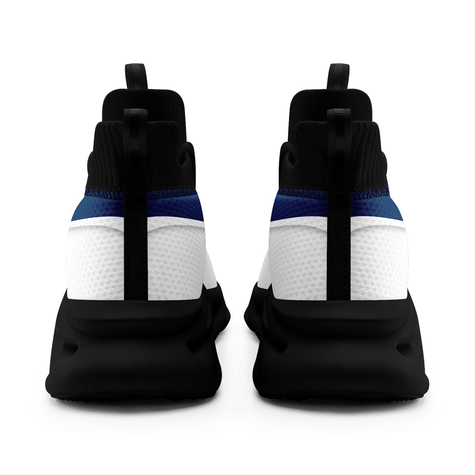 Custom Blue & White Maxsoul Personalized Sneakers - Breathable Running Shoes for Men & Women (Style FN030A E020011) | Perfect for Gym Workouts, Jogging & Casual Wear