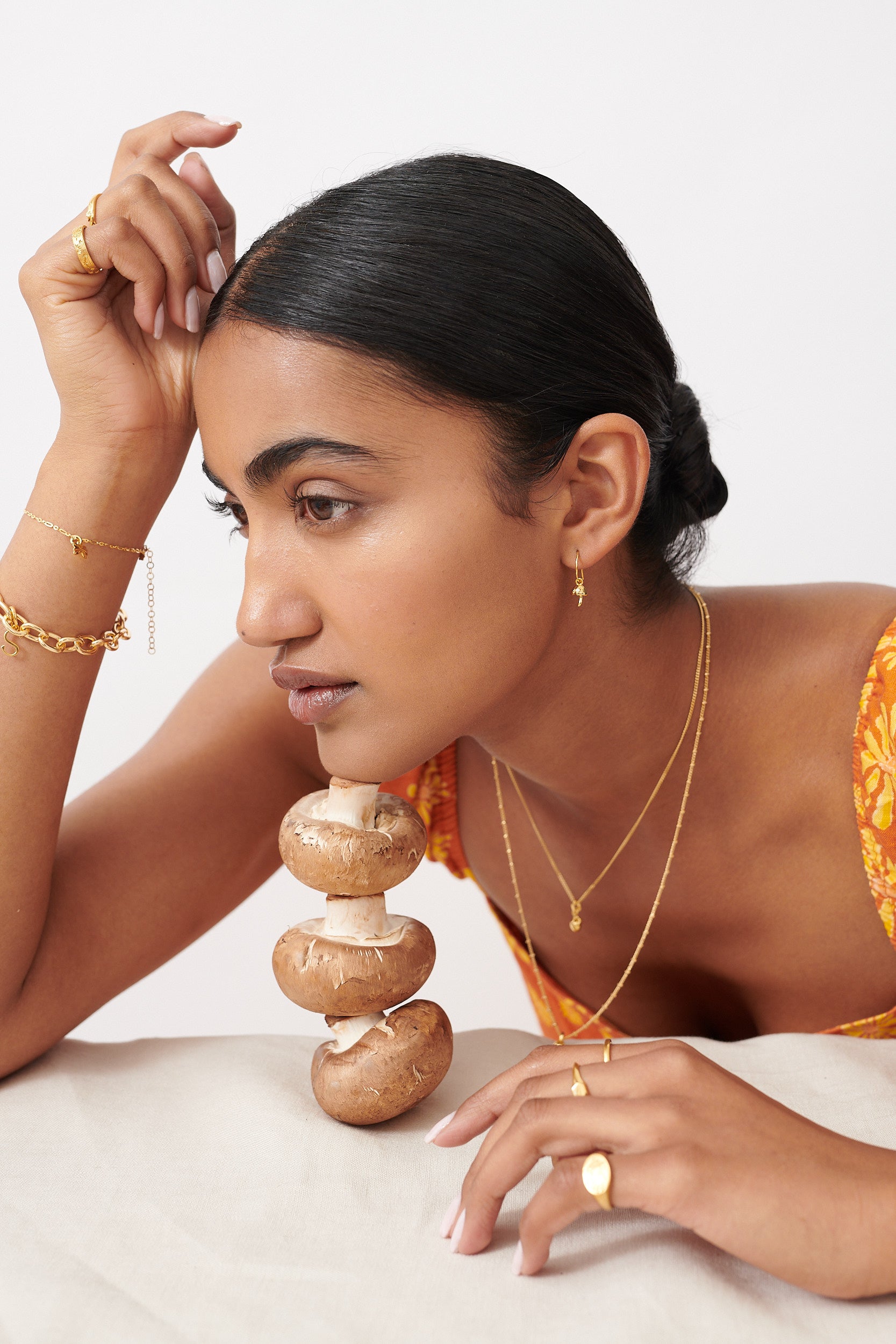 Elegant Mushroom Pendant Charm Necklace - Handmade Boho Jewelry for Women - Perfect for Nature Lovers & Festival Goers (Great Gift for Birthdays, Anniversaries & Special Occasions)