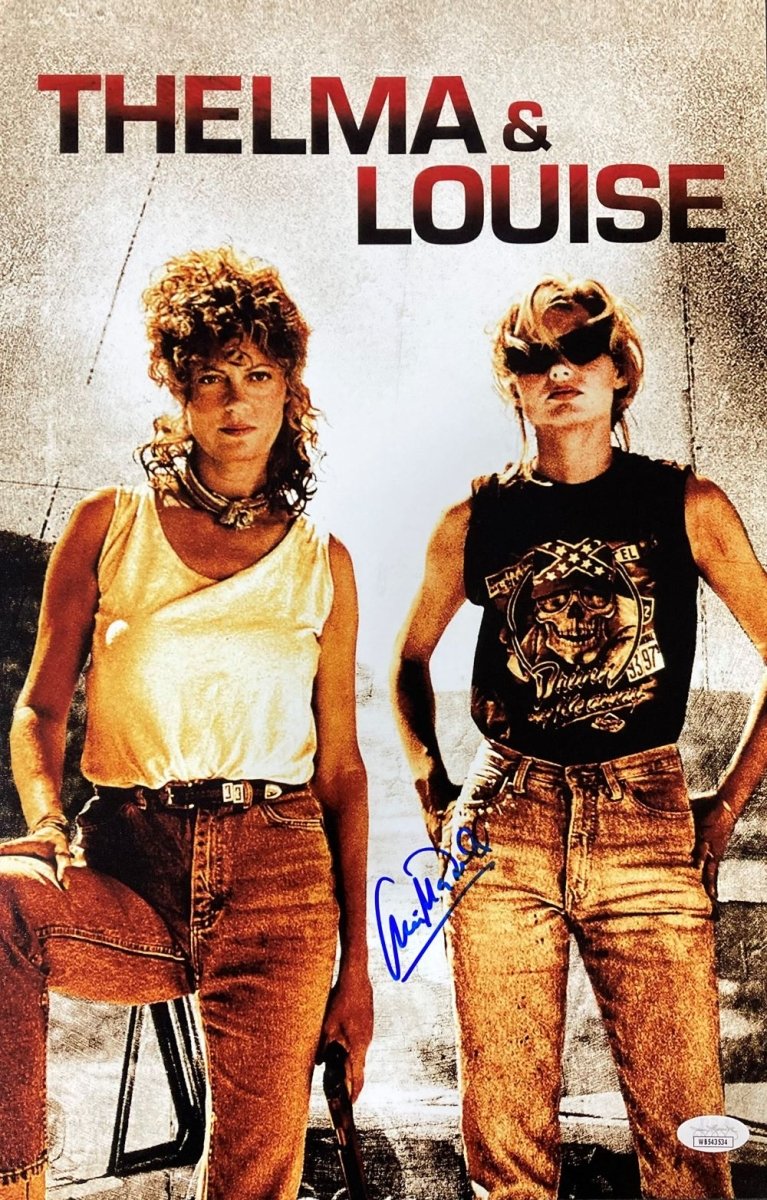 Christopher McDonald Autographed 11x17 Thelma & Louise Movie Photo with JSA Certificate - Perfect for Film Memorabilia Collectors and Home Theater Decor
