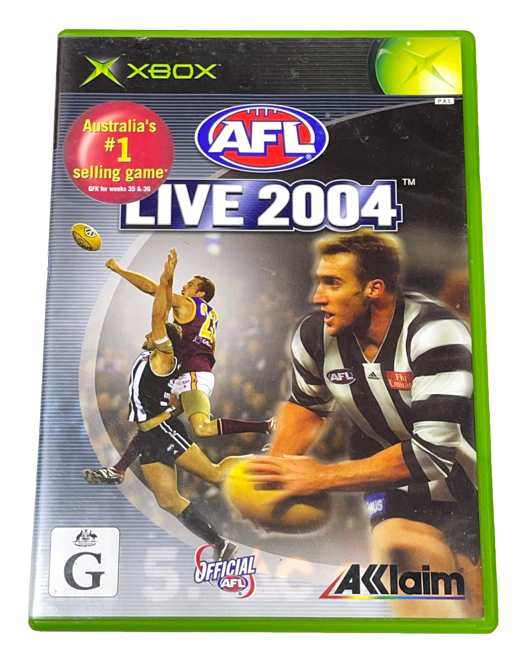 AFL Live 2004 Xbox Original PAL Complete Pre-Owned Game - Authentic Australian Football League Experience for Sports Fans & Retro Gaming Collectors - Perfect for Game Nights & Nostalgic Play