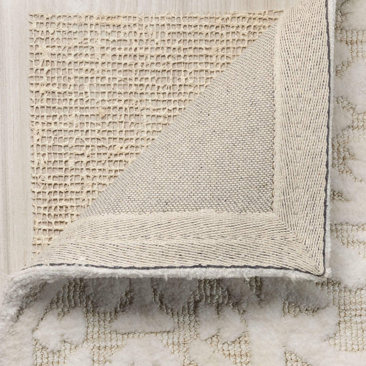 Non-Slip Rug Pad Gripper - Premium Anti-Slip Rug Underlay for Hardwood Floors & Tile - Washable Rug Grip for Living Room, Bedroom, Kitchen Safety