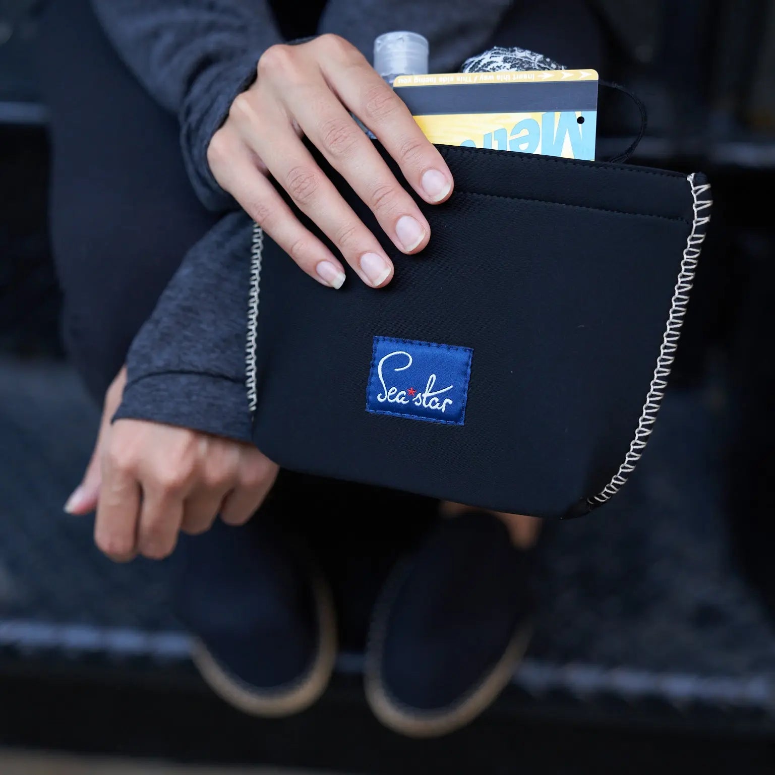 Black Small Skipper Pouch - Compact & Stylish Crossbody Bag for Women - Perfect for Travel, Shopping & Everyday Use