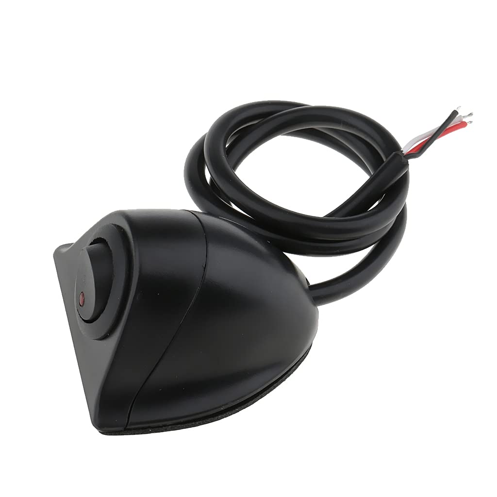 12V 5A ON/OFF Switch with LED Indicator for Car, Motorcycle, RV & Boat - Waterproof Power Switch for Automotive, Marine and Off-Road Vehicles - Perfect for Dashboards, Control Panels and Electrical Systems