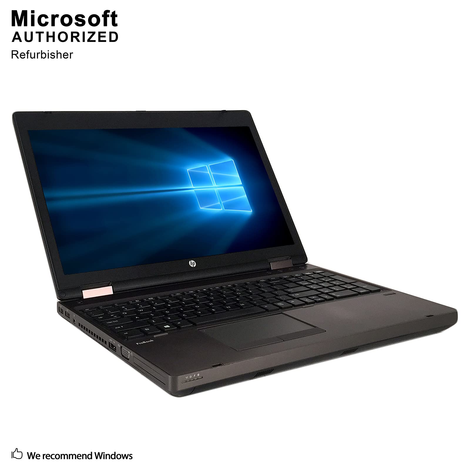 HP ProBook 6570b Business Laptop - Intel Core i5-3320M 2.5GHz, 8GB RAM, 128GB SSD, DVD-RW, Windows 10 Pro (Renewed) - Perfect for Office Work, Remote Jobs & Business Travel