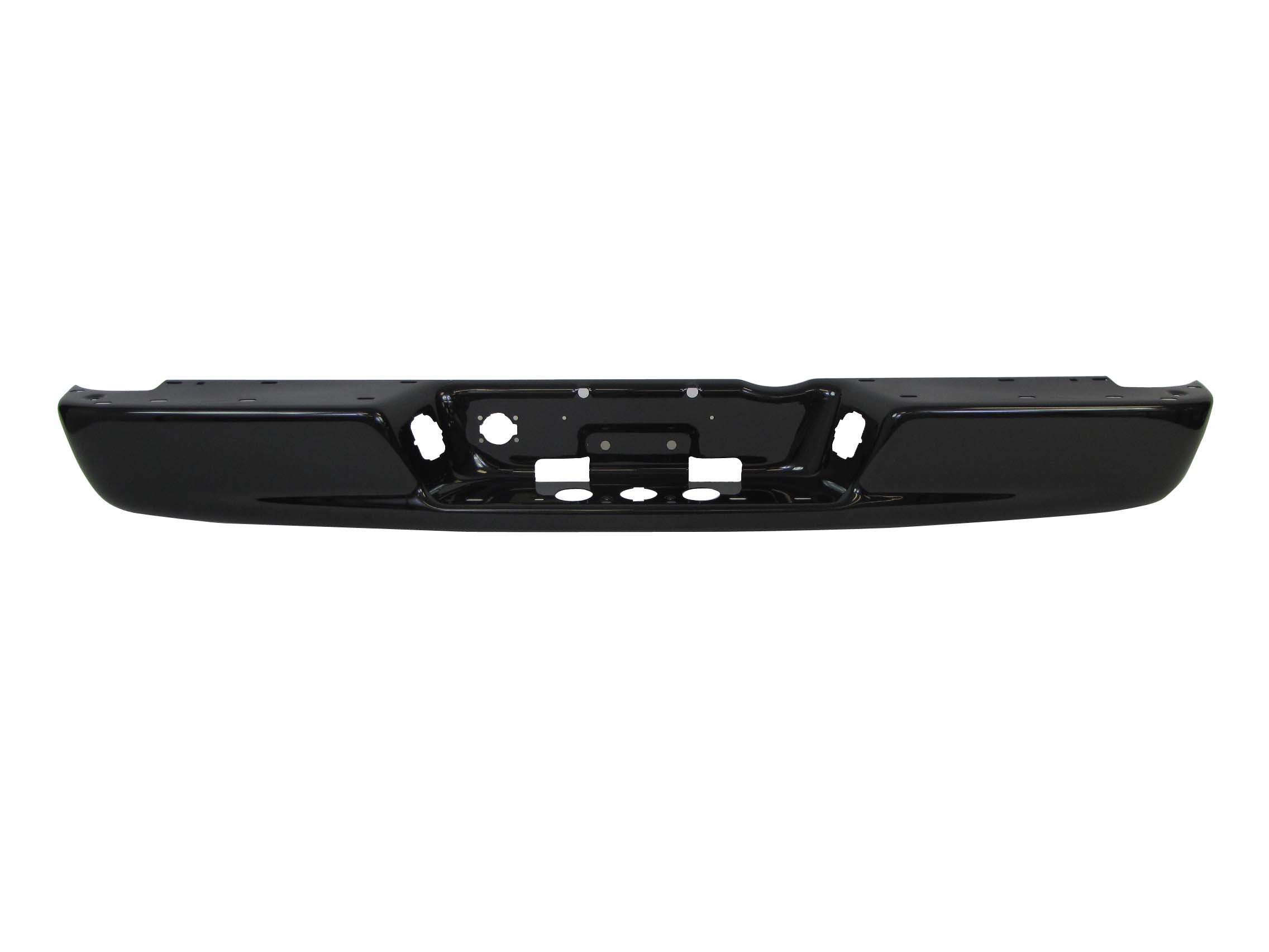 Black Painted Rear Bumper Face Bar Top Pad Compatible with 2002-2008 Ram 1500/2500/3500 Pickup Trucks - Perfect for Replacement & Off-Road Protection - Part Numbers CH1102352 & CH1191110