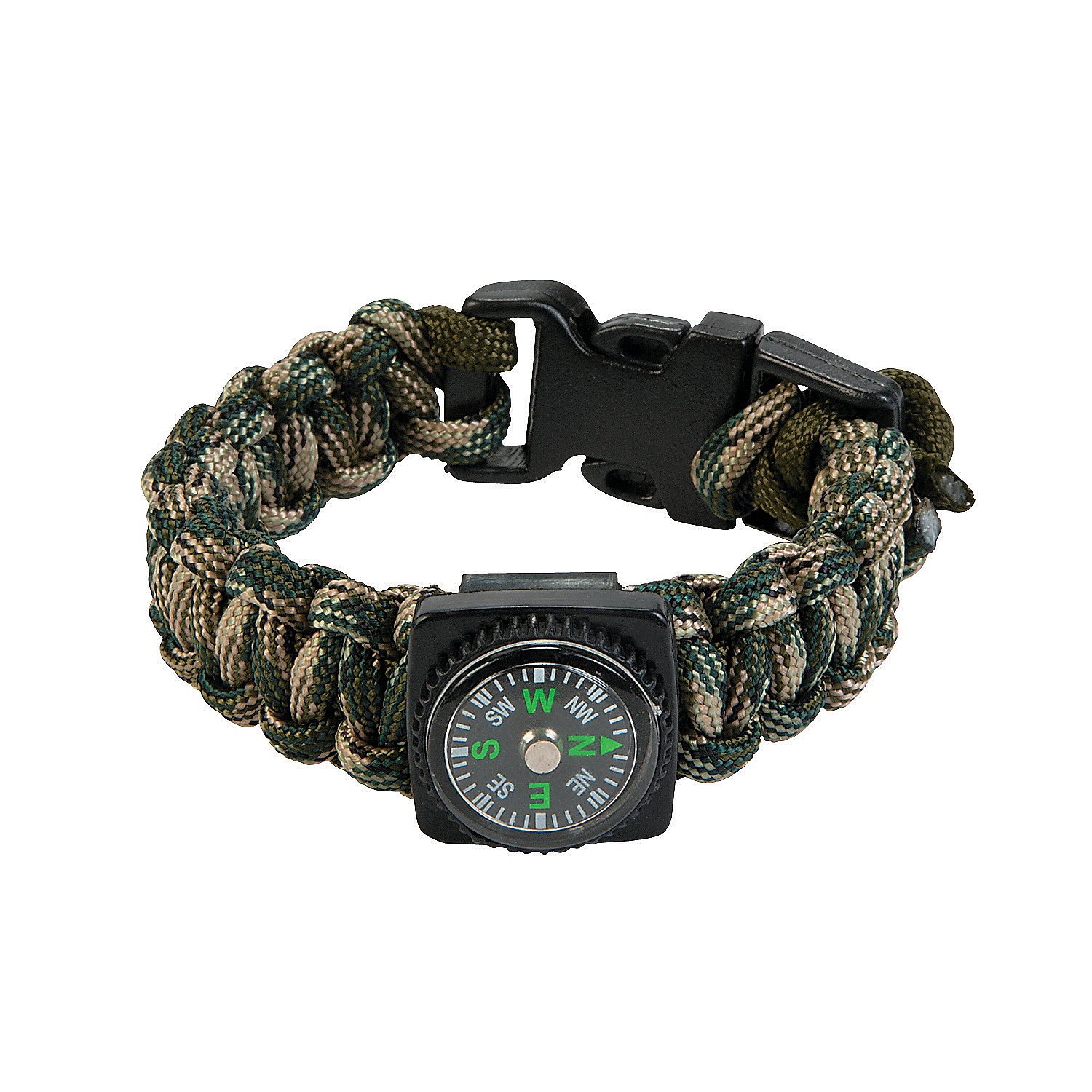 Paracord Compass Bracelet Craft Kit for Kids - DIY Survival Bracelet Making Set with Compass - Perfect for Outdoor Adventures, Scouting, Camping & Vacation Bible School Activities