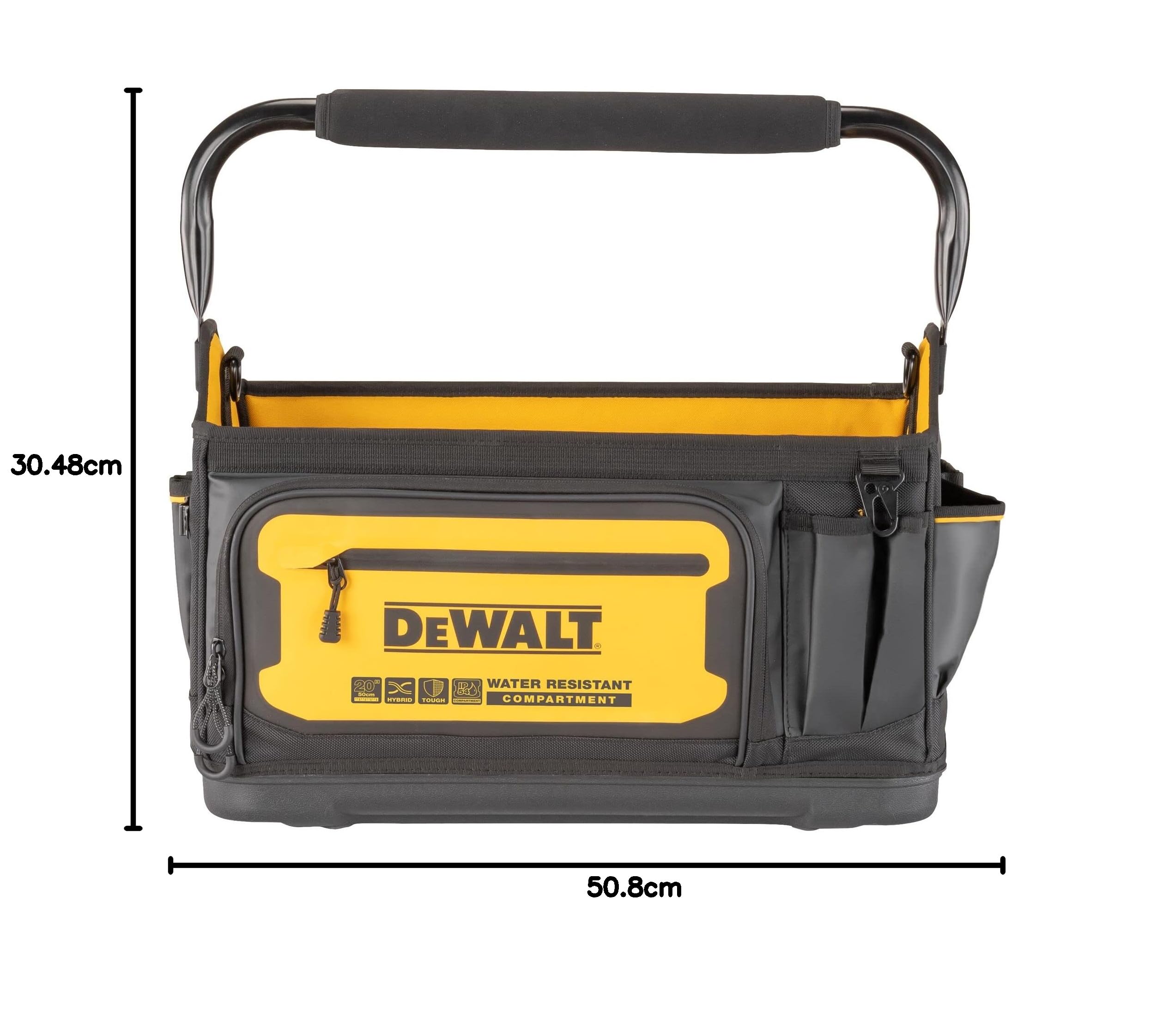 **DEWALT 20-Inch Pro Tote Tool Bag – Water-Resistant Compartment, 36 Pockets, Heavy-Duty Fabric (DWST560106) – Perfect for Construction, DIY Projects & Professional Contractors**