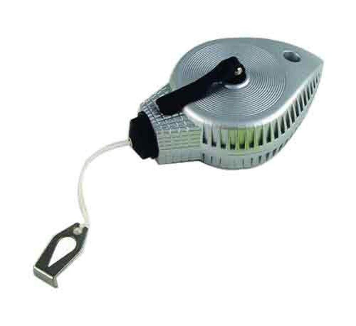 Professional Chalk Line Reel Tool - Heavy Duty Construction & Carpentry Measuring for Straight Lines - Perfect for Marking, Layout, DIY Projects & Outdoor Use