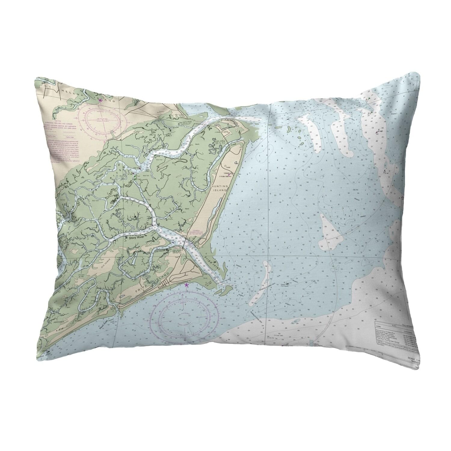 Betsy Drake KS11517 Decorative Throw Pillow 11x14 Inches - Multi-Color for Sofa, Bed & Home Decor