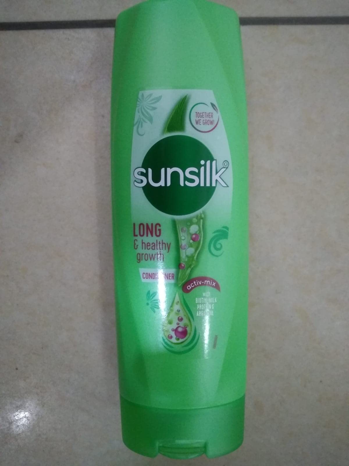 Sunsilk Long & Healthy Growth Conditioner 180ml - Nourishing Hair Care for Strong, Shiny & Damage-Free Hair - Perfect for Daily Use at Home or Salon