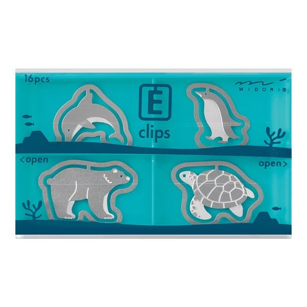 Midori DESIGNPHIL Etching Clips - Premium Stainless Steel Paper Clips for Office, School, and Crafting - Perfect for Scrapbooking, Document Organization, and DIY Projects