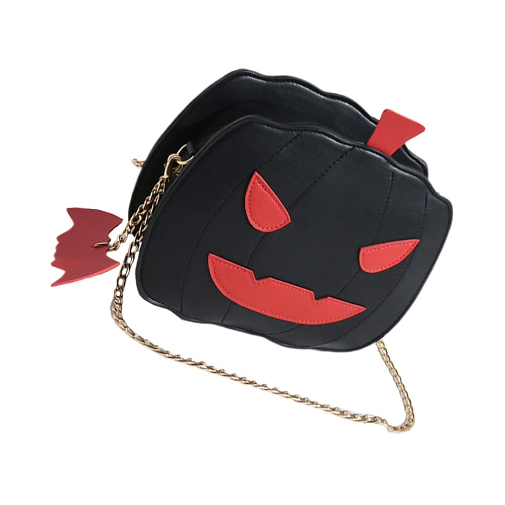 Halloween Pumpkin Crossbody Bag - Gothic Devil Shoulder Purse for Women - Perfect for Halloween Parties, Cosplay, and Gothic Fashion Accessories