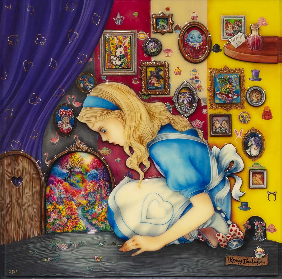 Alice Finds the Little Door - Rare Collectible Edition | Vintage Children's Book for Fantasy Lovers | Perfect for Book Collectors & Alice in Wonderland Fans