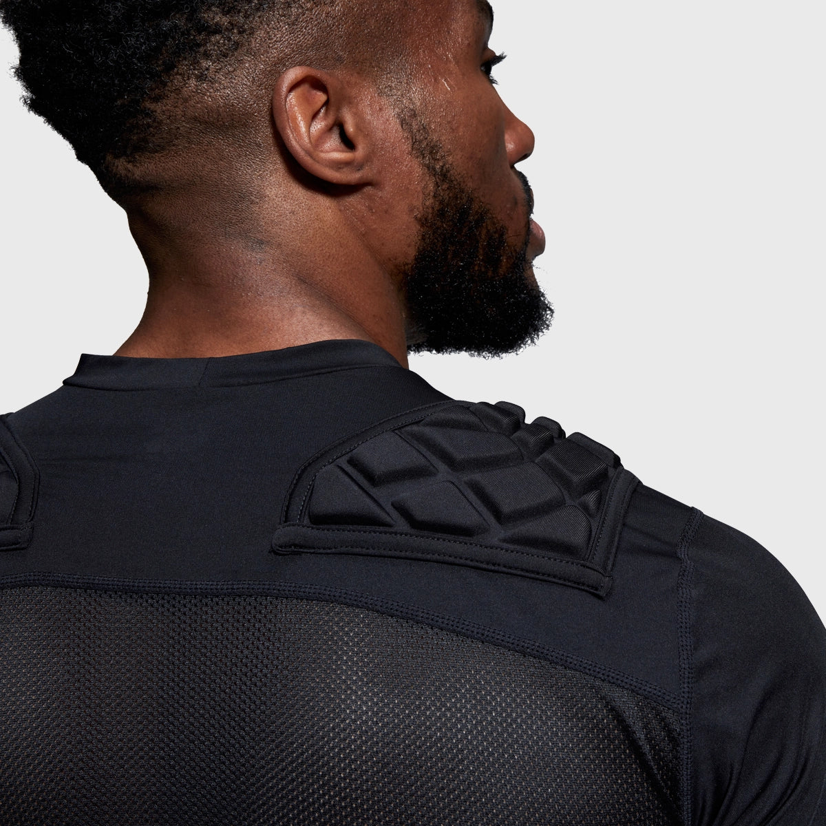 Canterbury Core Rugby Protection Vest - Black - Impact Protection for Rugby Players - Perfect for Training & Matches