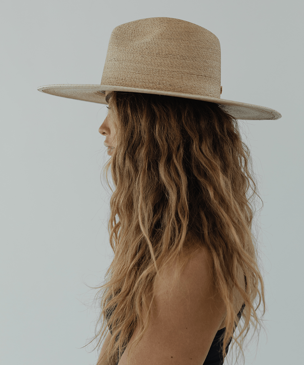 Cara Loren Women's Straw Hat - Wide Brim Sun Hat for Beach, Summer, and Outdoor Activities | UPF 50+ Sun Protection | Boho Fashion Accessory