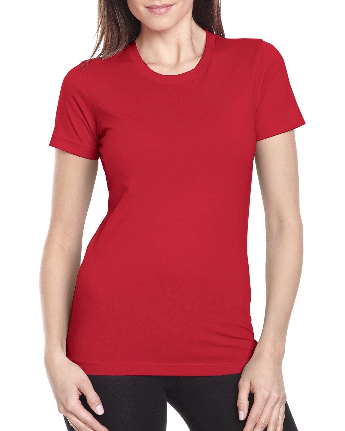 Next Level Apparel Women's Soft Vintage Boyfriend T-Shirt - Relaxed Fit Casual Tee - Red, Small - Perfect for Everyday Wear, Lounging & Weekend Outfits