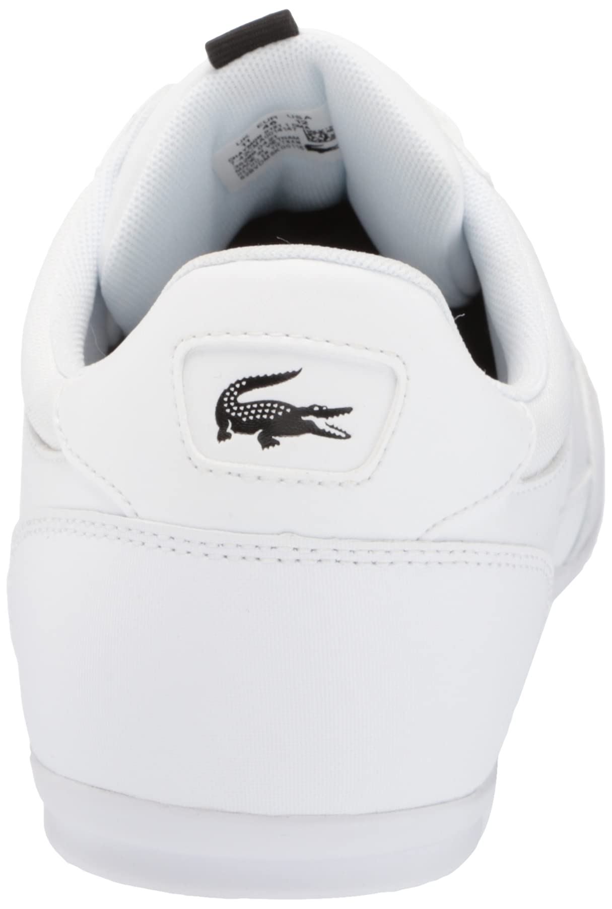 Lacoste Men's Chaymon Sneakers - Classic White Leather Casual Shoes for Men | Comfortable Walking & Fashion Sneakers for Everyday Wear, Work, and Travel