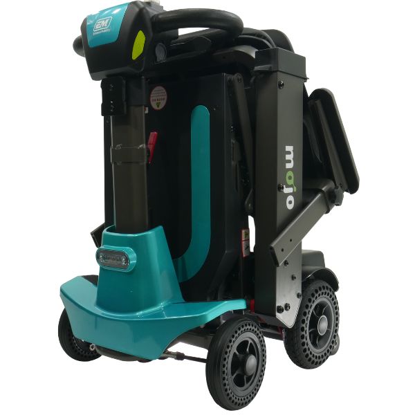 MOJO Automatic Folding Scooter - Lightweight & Portable Mobility Scooter for Adults & Seniors - Perfect for Travel, Shopping & Outdoor Adventures