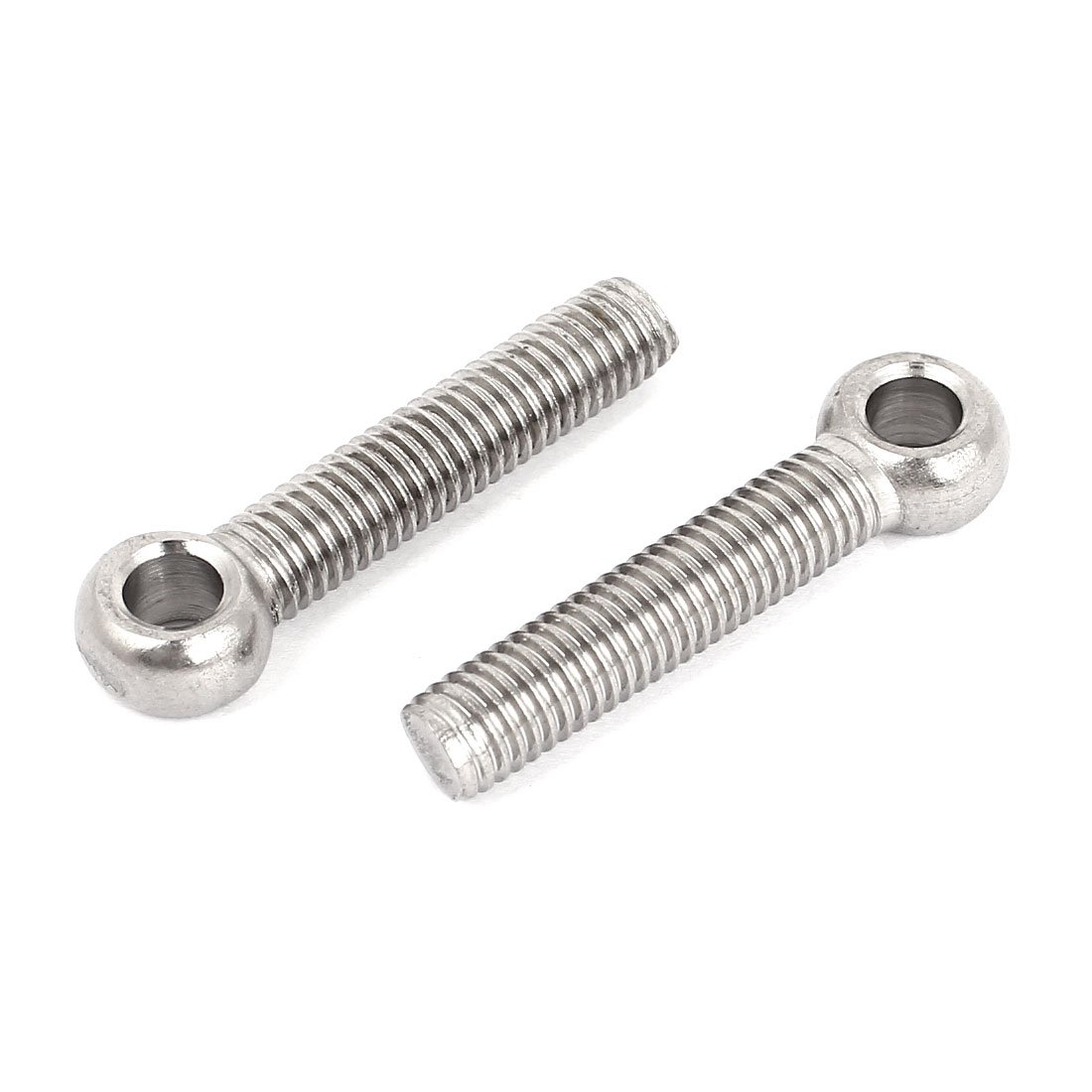 Stainless Steel Eye Bolts M8x40mm (2Pcs) - Heavy Duty Lifting for Machinery