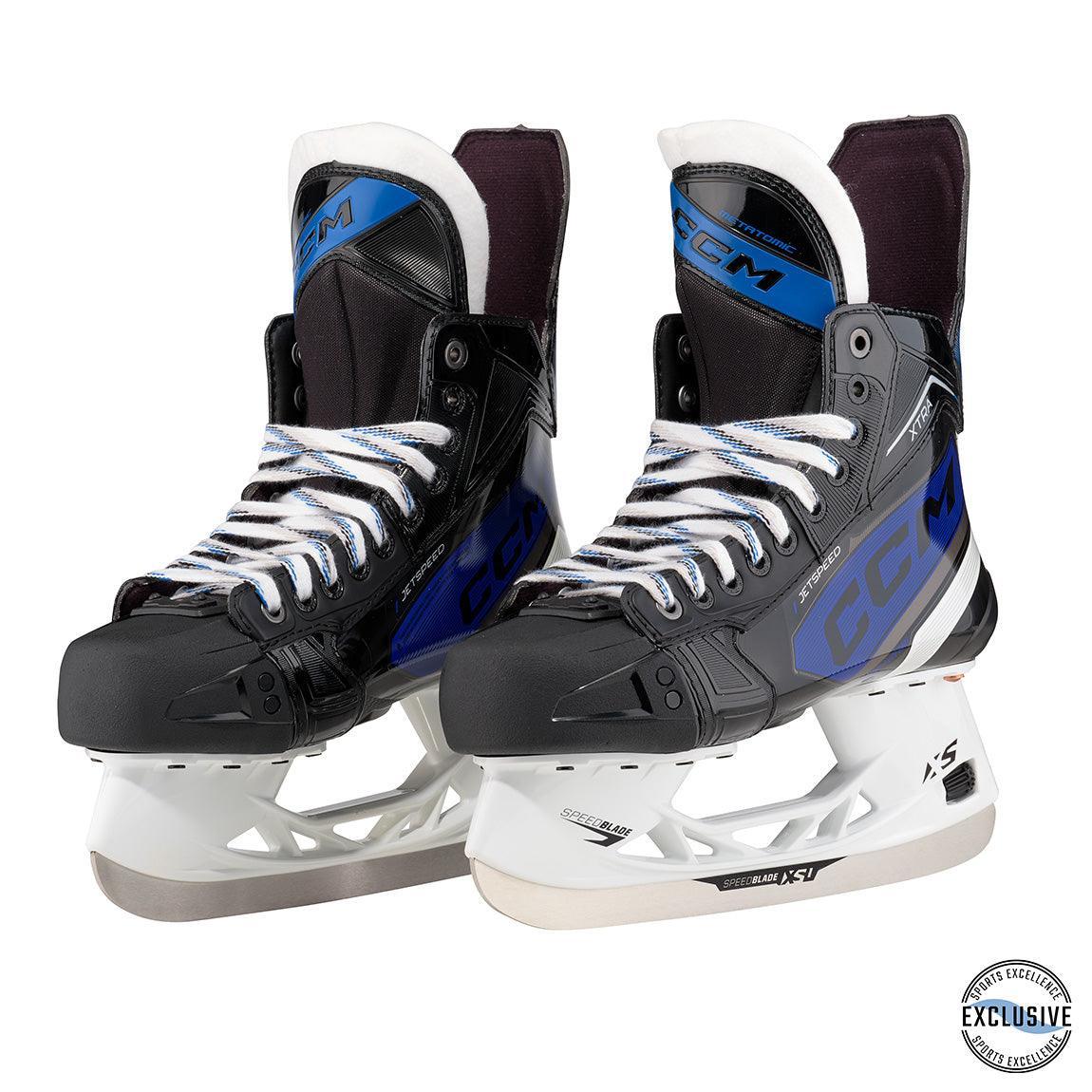 CCM Jetspeed XTRA Senior Hockey Skates - High-Performance Ice Skates for Men - Perfect for Competitive Play & Training