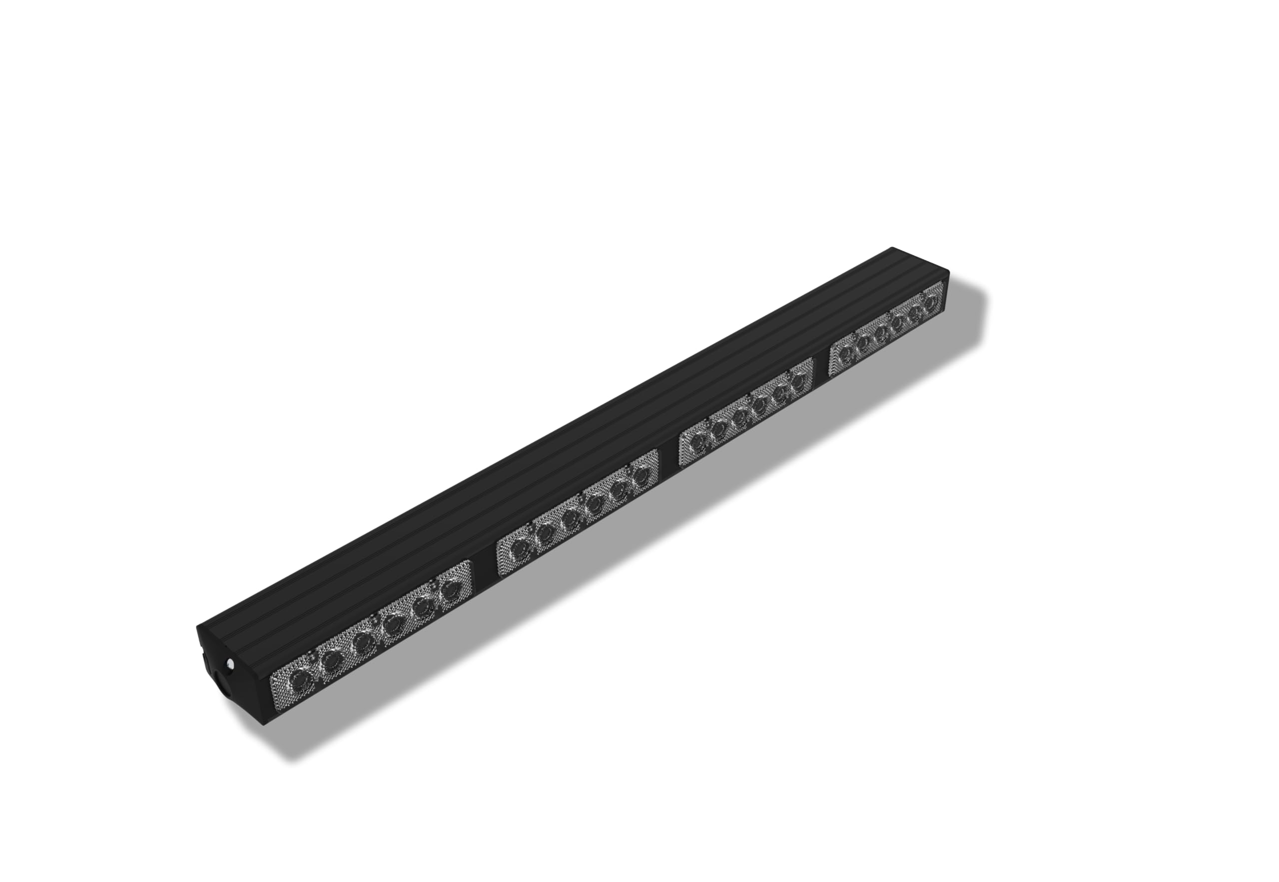 HAWK 4 TIR 6-3W High Intensity LED Strobe Light Bar - Windshield/Dash Mount for Emergency Vehicles & Hazard Warning - 12V Cigarette Lighter Plug - Perfect for Police, Construction & Roadside Safety