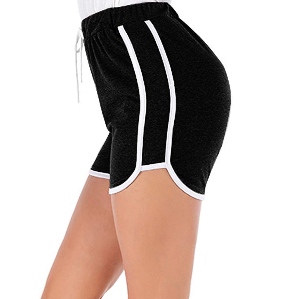 Women's Fitness Yoga Shorts - Pure Color High Waisted Running Shorts for Workout, Yoga & Gym | Perfect for Yoga, Pilates, Running & Lounge Wear