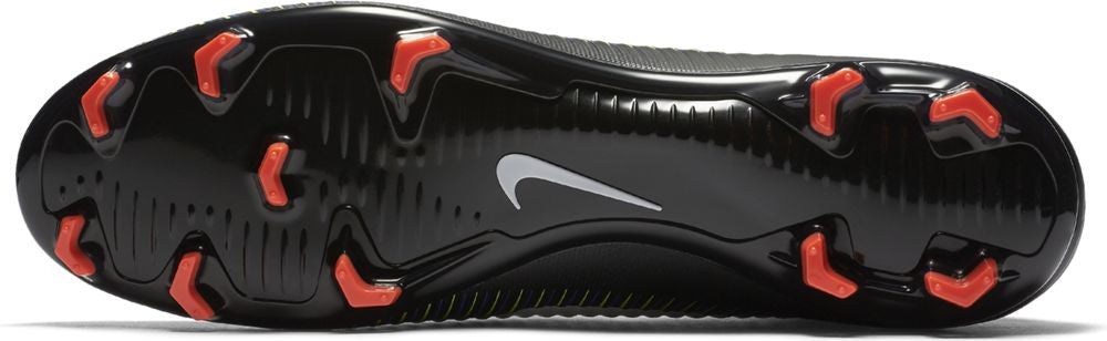 Nike Mercurial Veloce III Dynamic Fit FG Soccer Cleats - Black/Electric Green - Lightweight Football Shoes for Men - Perfect for Turf & Firm Ground Soccer Matches