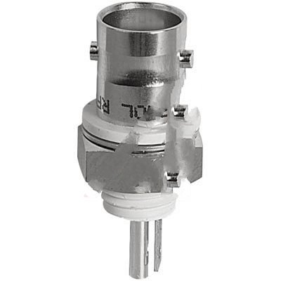 Amphenol RF Connector BNC BHD Jack Straight 50 Ohm Solder - 031-10-RFX for CCTV, Antenna, and Communication Equipment