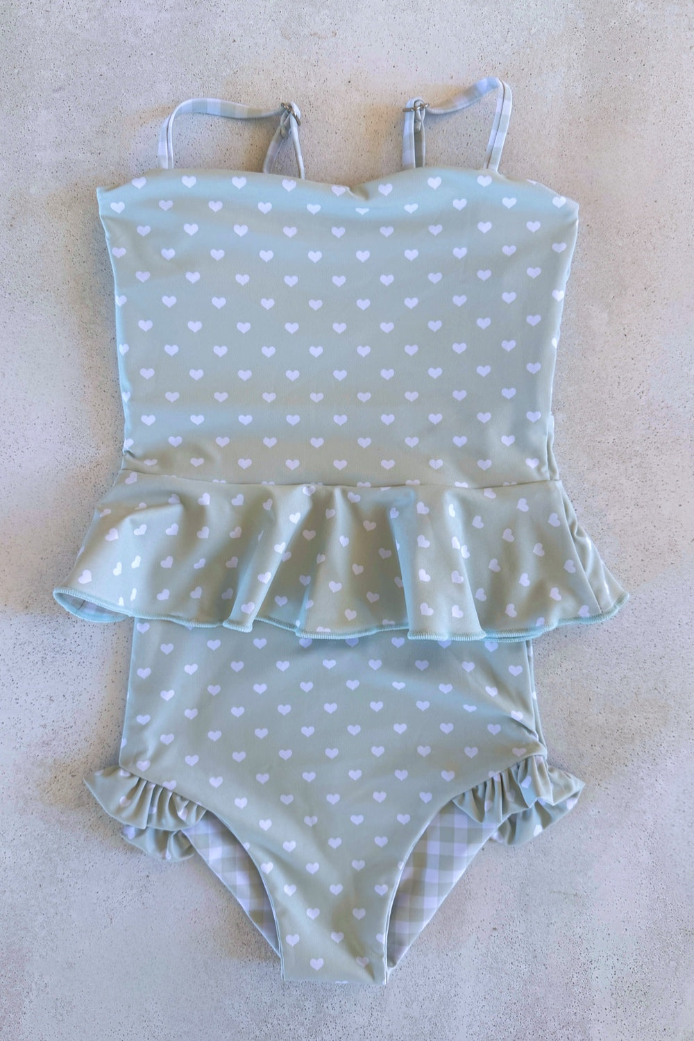 Girls Reversible Tankini Swimsuit - 2-in-1 Cute Bikini Top & Bottom Set for Teens - $36 | Perfect for Beach, Pool & Summer Vacations