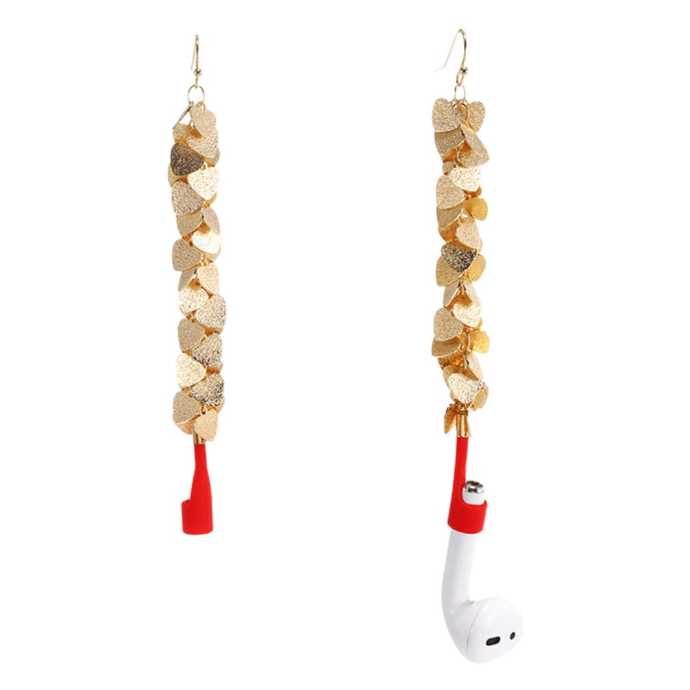 Holibanna Secure Fit Hook Earrings for Women & Men – Anti-Lost Drop Earplugs with Earphone Function – Stylish Ear Decoration for Outdoor Activities, Workouts, and Daily Wear