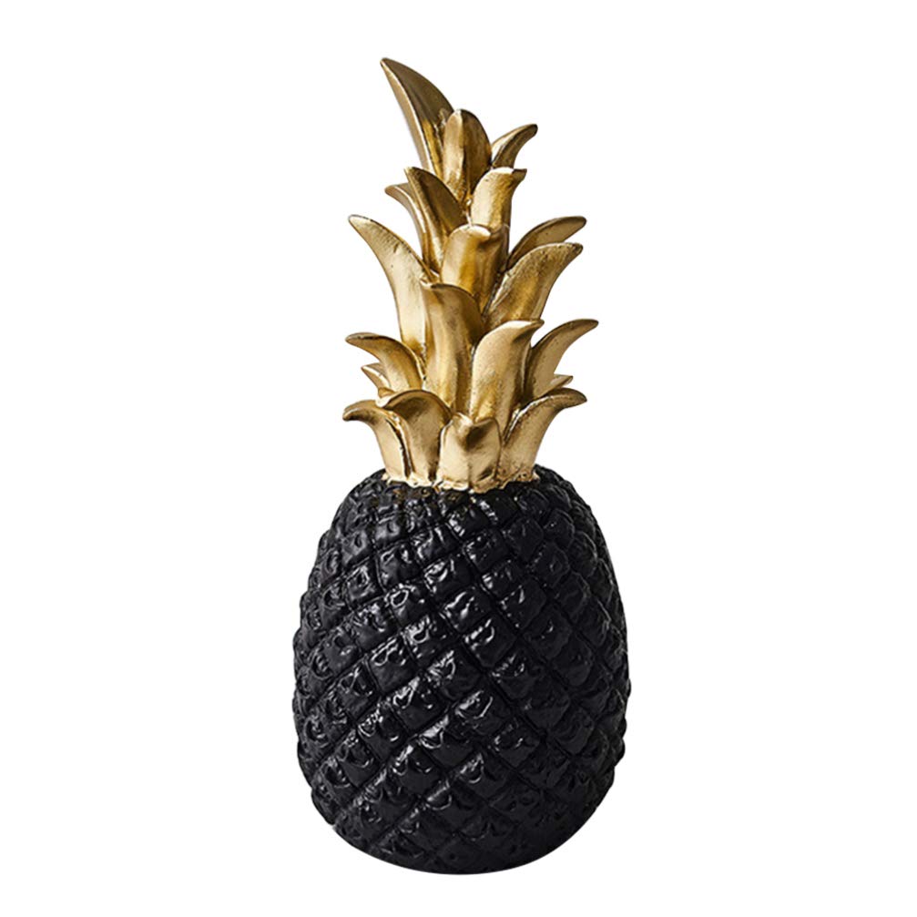 Resin Pineapple Decor for Home, Wedding & Desktop - Elegant Cabinet Ornament