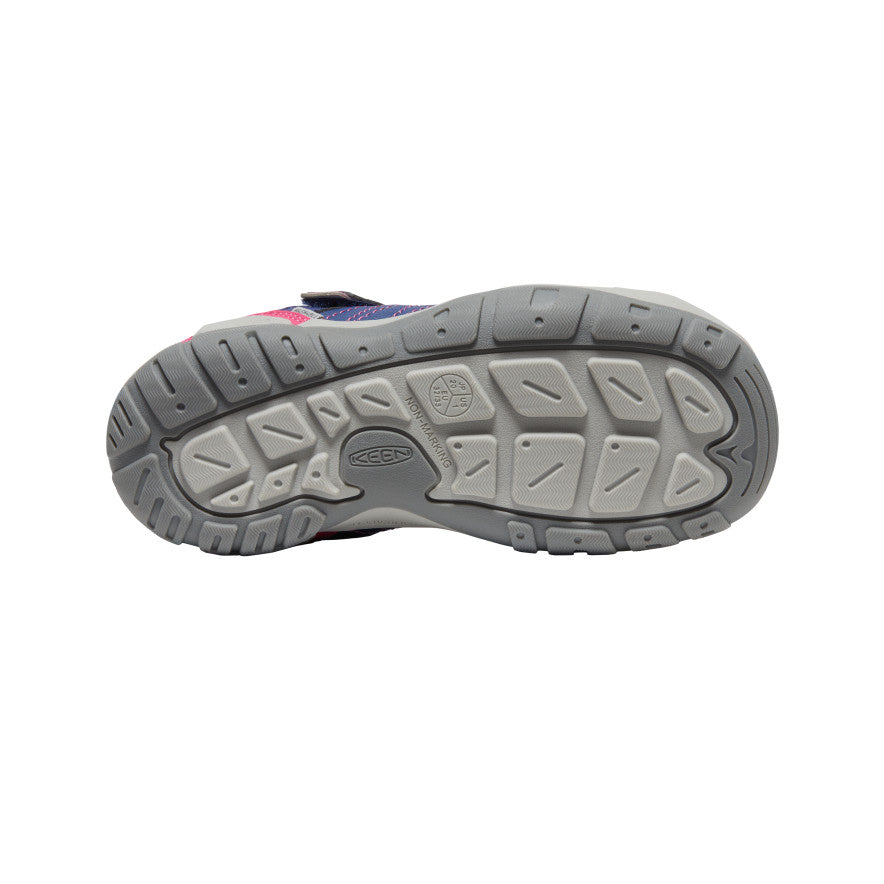 Big Kids' Knotch Peak Sneakers - Blue Depths/Pink Peacock | Comfortable Running Shoes for Boys & Girls | Perfect for School, Play & Outdoor Activities