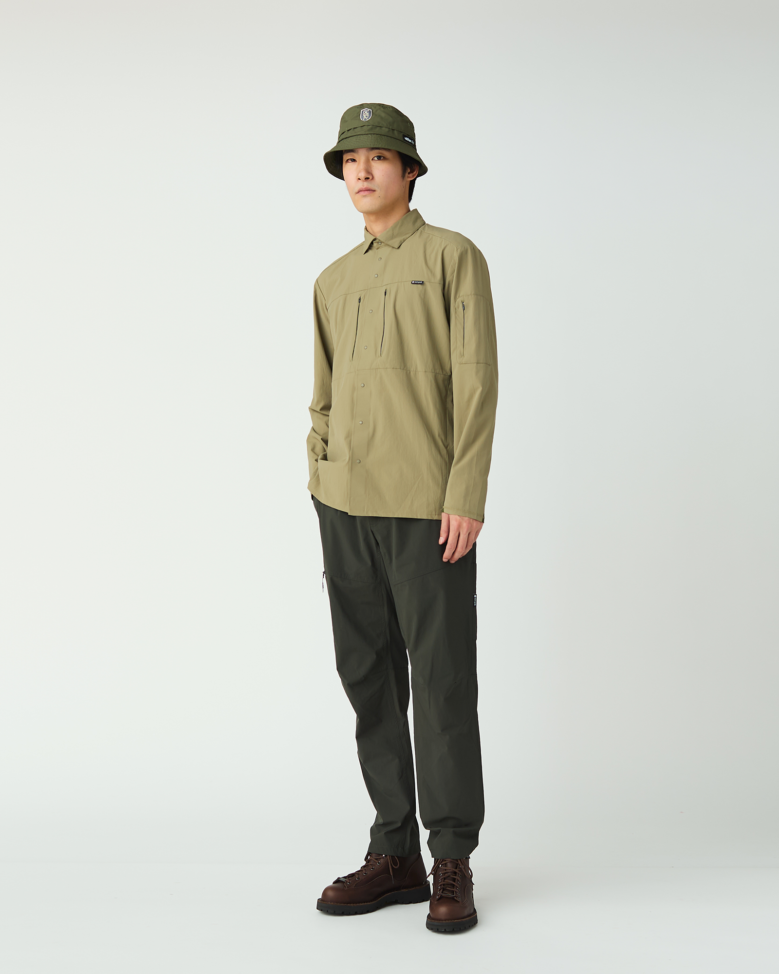 Breathable Stretch Dry Long Sleeve Shirt for Men - Moisture Wicking Outdoor Hiking & Travel Shirt