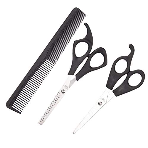 Professional Hair Cutting Scissors Kit - Barber Shears & Thinning Scissors Set, Stainless Steel Hairdressing Tools for Salon & Home Use - Perfect for Styling, Trimming, and Haircutting