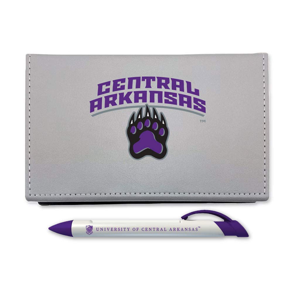 Central Arkansas Sticky Note Desk Set with Rotating Message Pen (2276) - Office Organization Supplies for Productivity & Note Taking - Perfect for Home Office, School, and Workplace Use