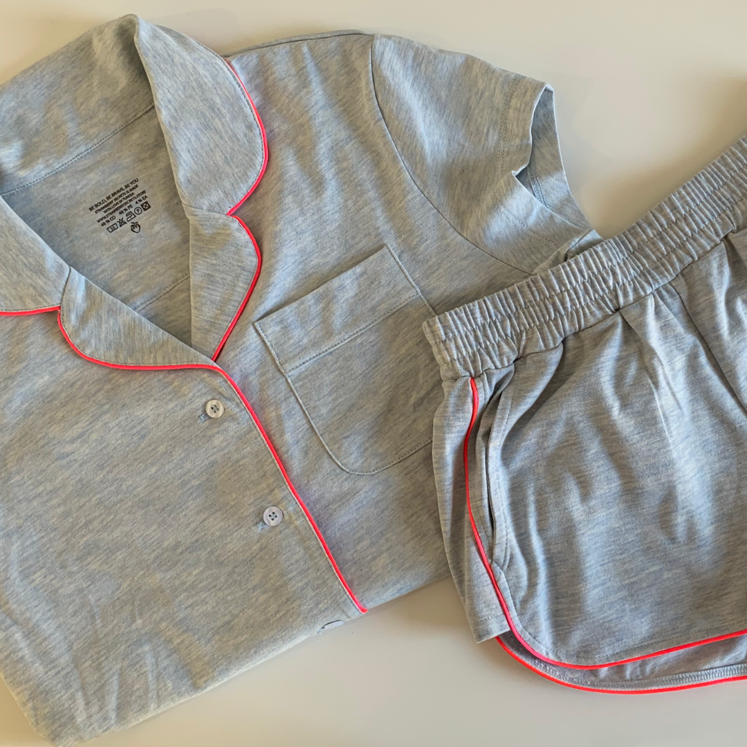 Comfy & Stylish 'If You Think My Hair is Messy' Pajama Set - First Fit Collection for Women | Perfect for Sleepovers, Relaxing at Home & Cozy Nights