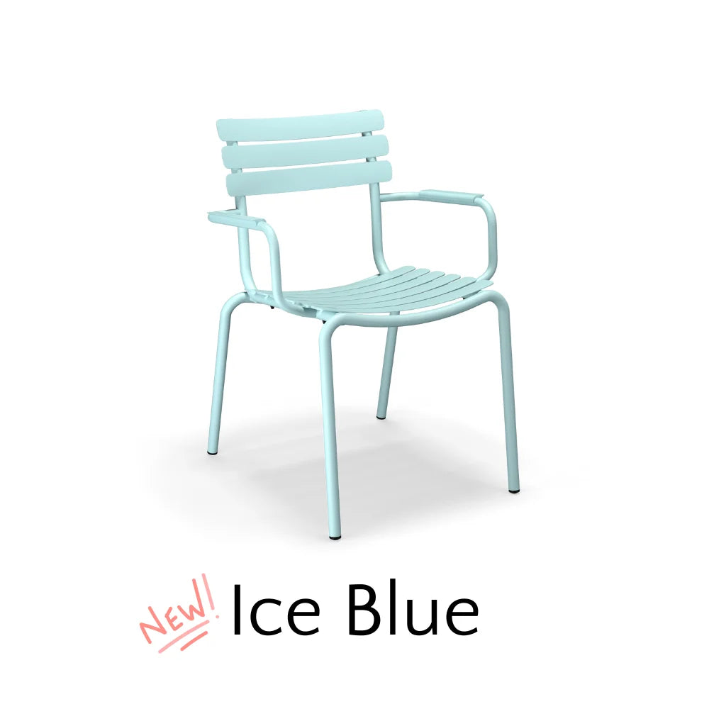 ALUA Outdoor Stackable Dining Chairs - Lightweight, Weather-Resistant, Durable for Patio, Garden, Poolside & Backyard Use