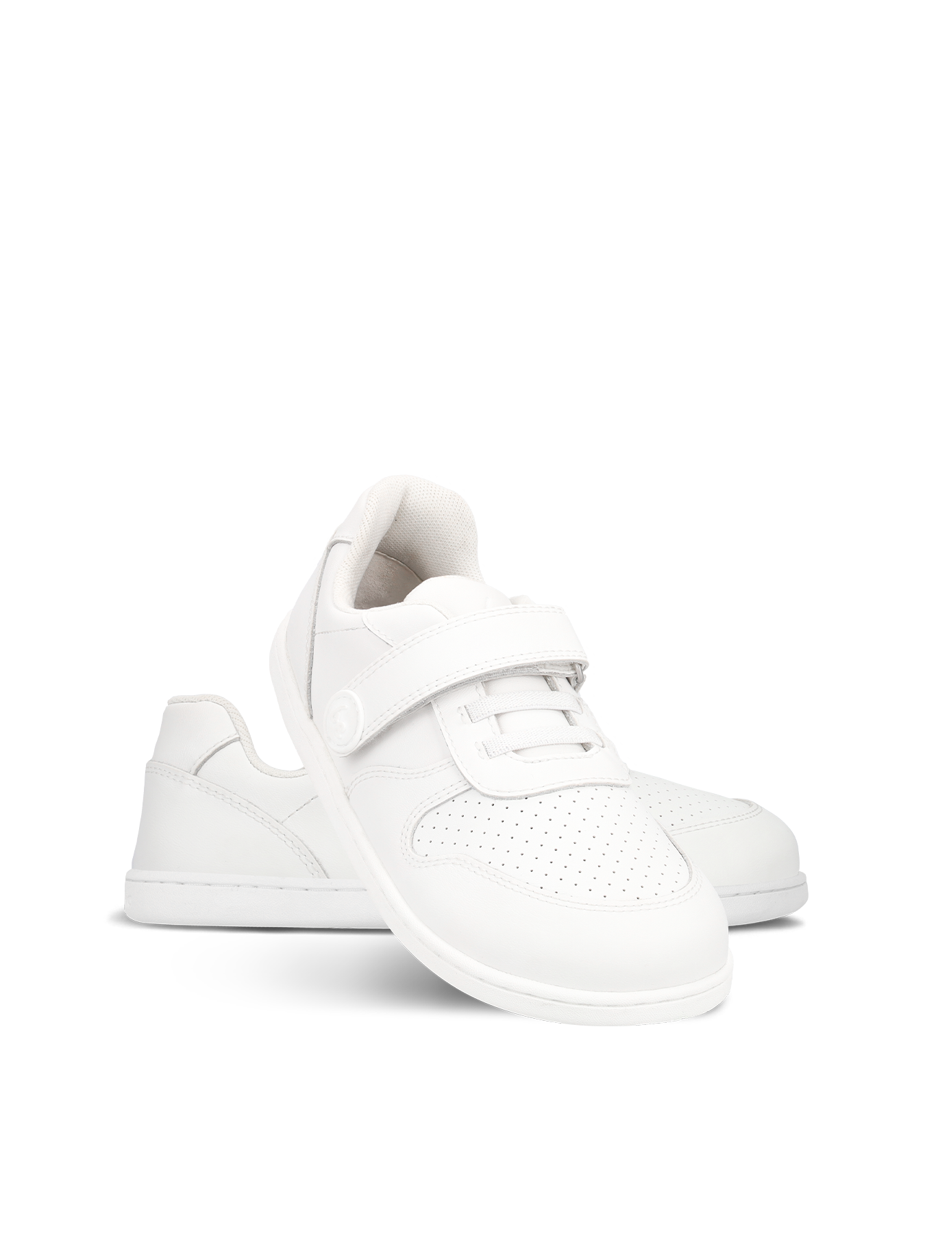 Be Lenka Scoot Kids Barefoot Sneakers for Boys & Girls - Lightweight All-White Minimalist Shoes for Active Play & Outdoor Adventures