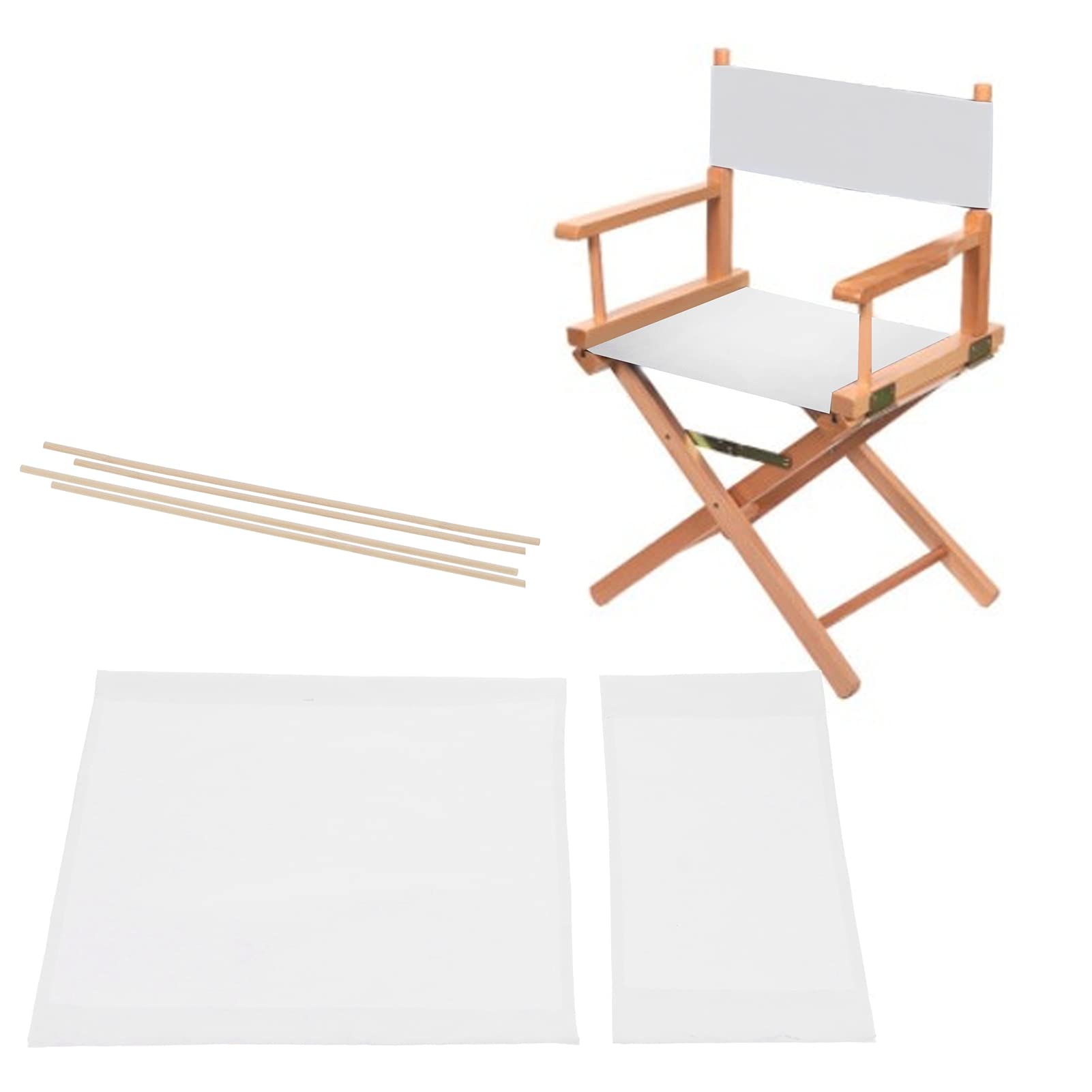 Kuuleyn Director Chair Replacement Cover - Heavy Duty Oxford Cloth, Dustproof & Waterproof Seat Cover for Club, Garden, Patio, and Outdoor Chairs - Perfect for Home, Restaurant, and Event Use