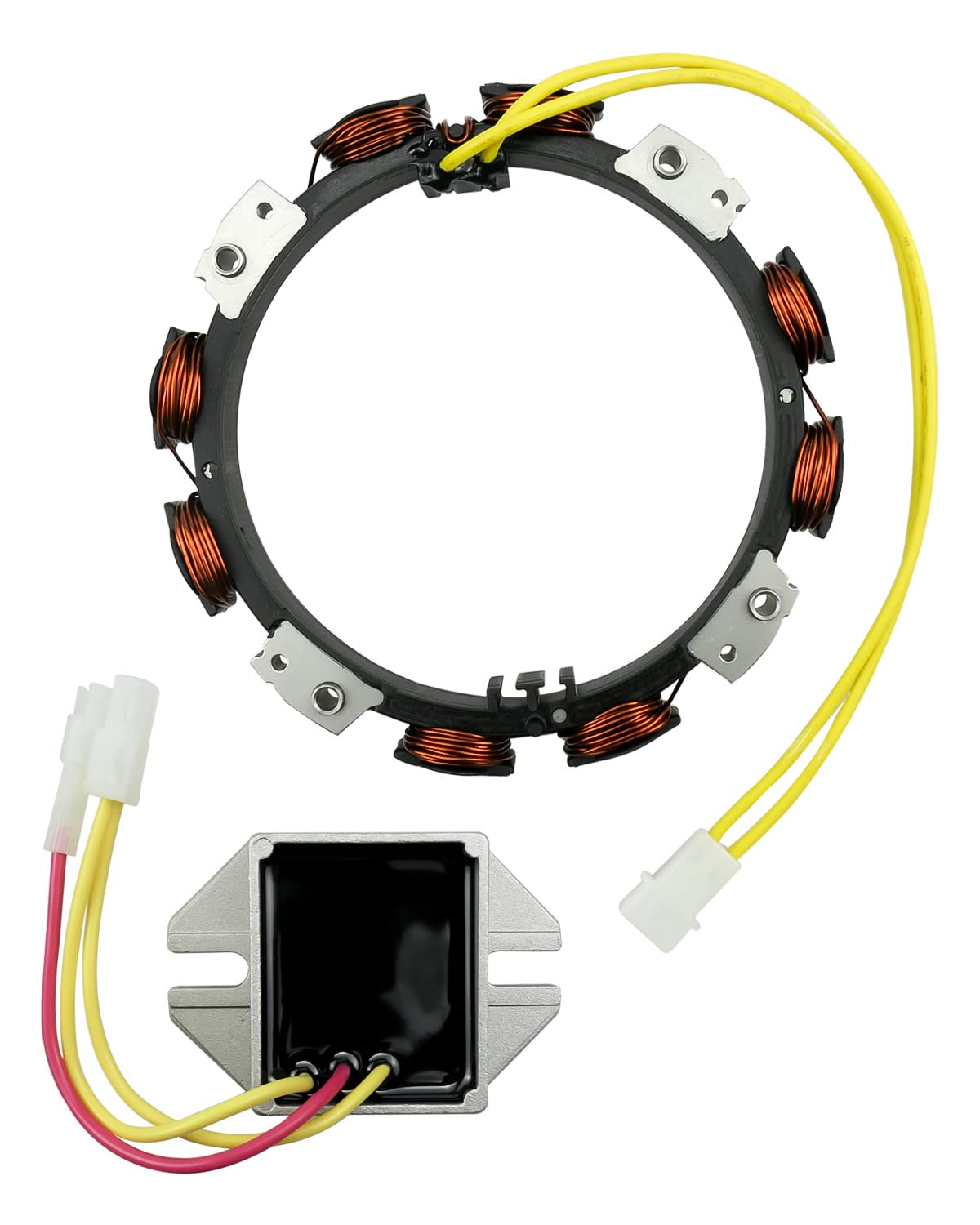 592830 Alternator Compatible with Briggs & Stratton John Deere 96458 691064 393295 845907 394890 797375 393374 691185 - Replacement for JD GT235 LT166 Lawn Mower Tractor - Perfect for Outdoor Power Equipment Maintenance & Repair
