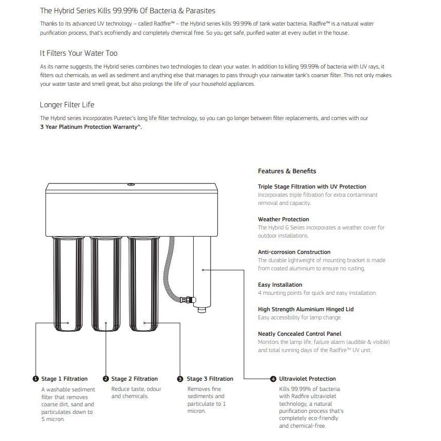 Puretec Hybrid G12 Triple Stage 10