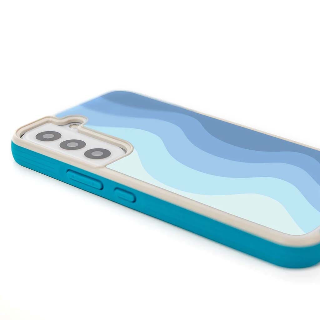 Samsung Galaxy S22 Case - Blue Shockproof & Anti-Slip Phone Cover for Protection | Perfect for Outdoor, Travel & Daily Use