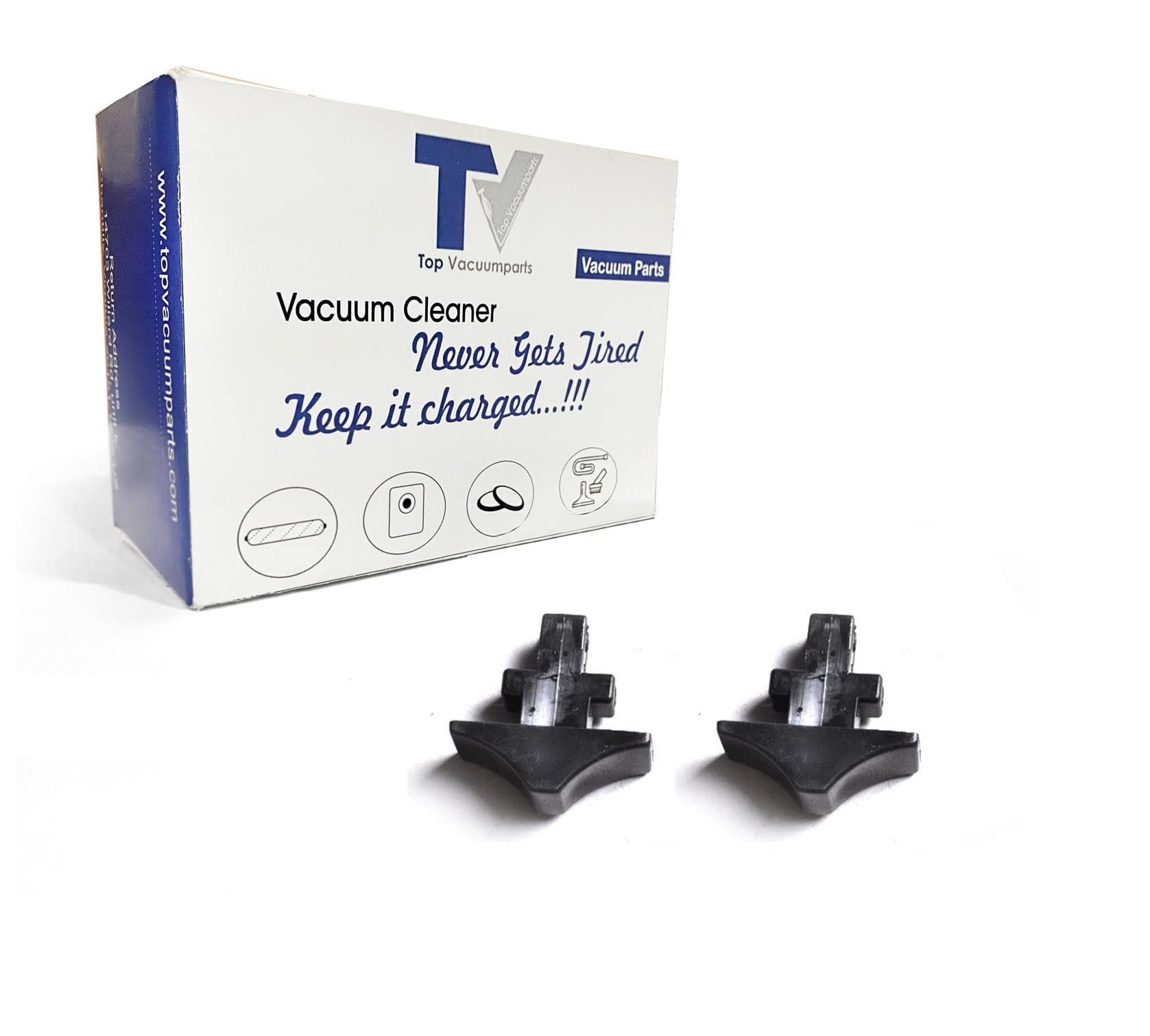 Kirby Vacuum Cleaner Replacement Lock Buttons 2pk - Black | Part #136684S for Home Cleaning